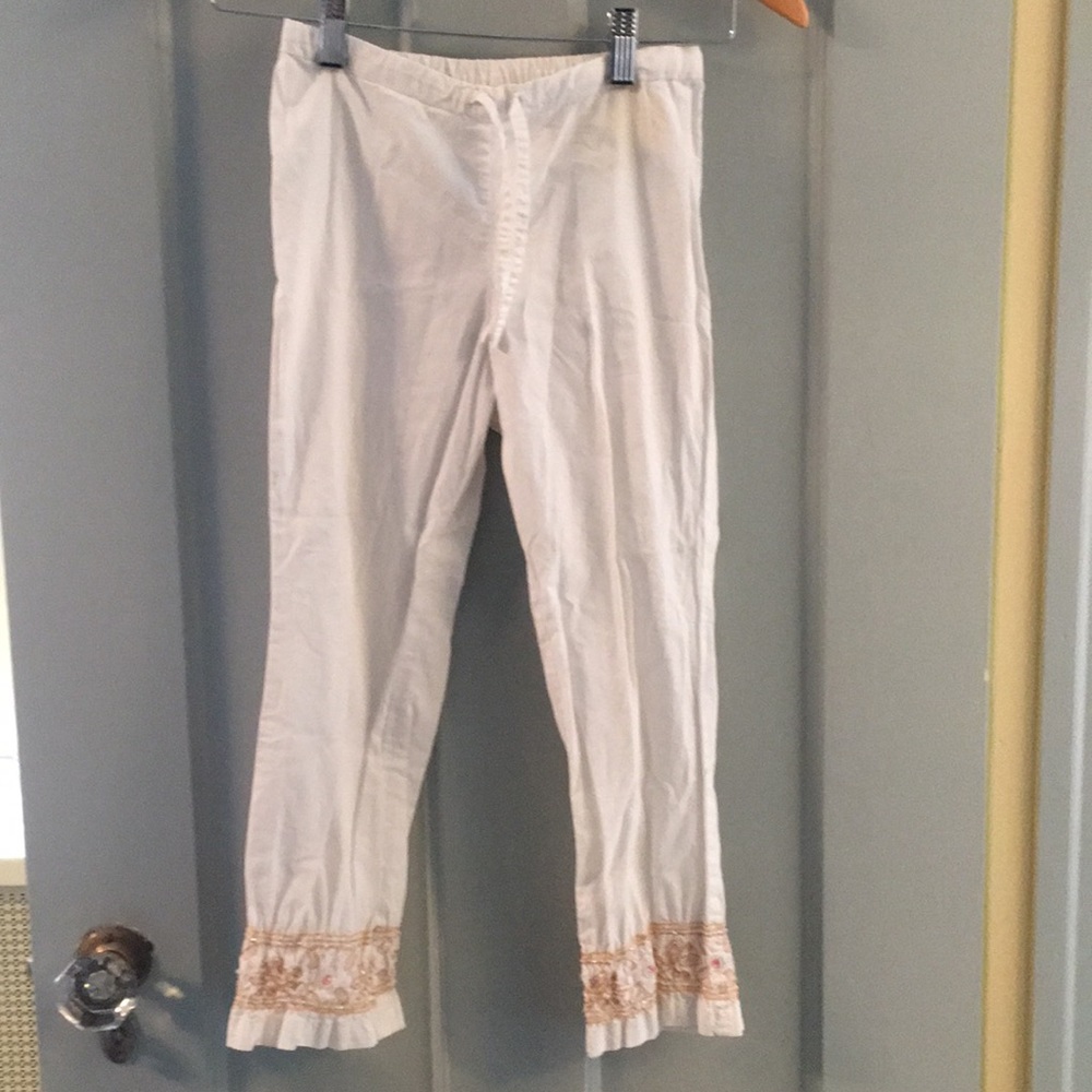 Girls white pants
